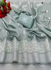 Dhruvi Superhit Treding Cottan Embroidery Designer Sarees Wholesalers In Delhi