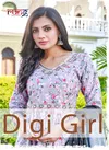 Digi Girl By Rung Rayon Embroidery Kurti With Bottom Dupatta Catalog