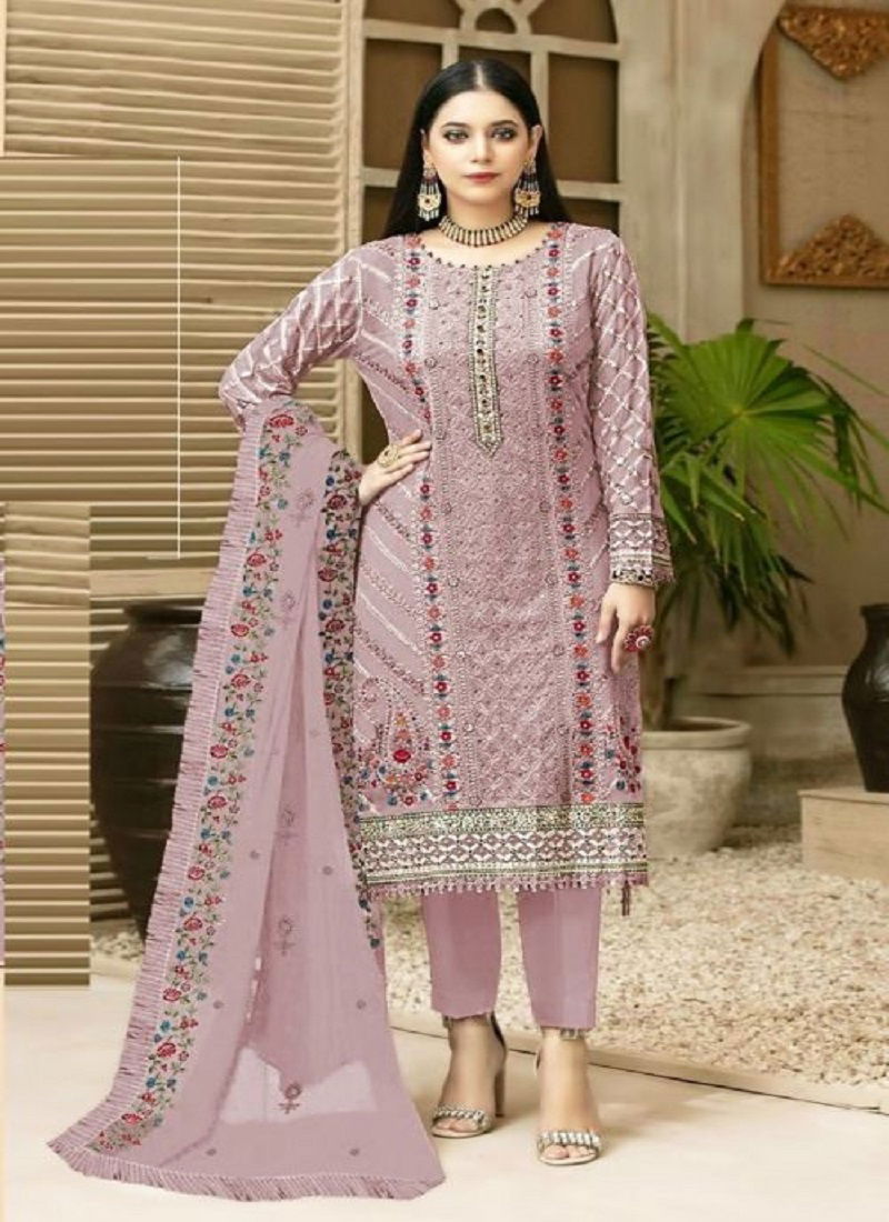 Dinsaa 148 Fancy Festive Wear Georgette Wholesale Salwar Kameez Collection