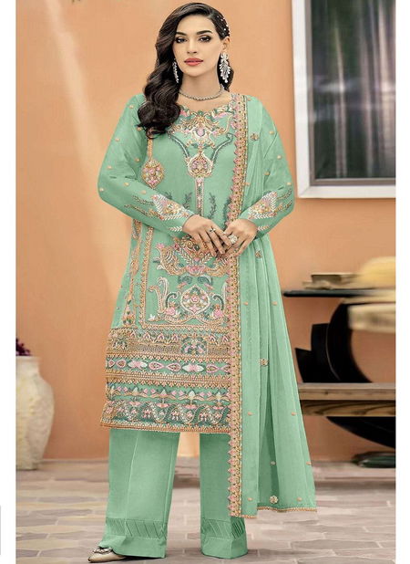 Dinsaa 232 Faux Georgette Pakistani Suits Catalog
 Catalog