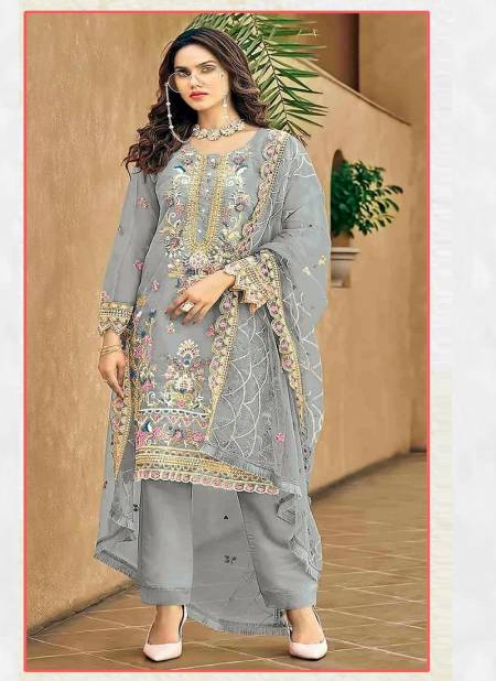 Dinsaa 240 A To D Embroidery Organza Pakistani Suits Wholesale Price In Surat
 Catalog