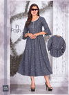 Diva Latest Fancy Regular Casual Wear Rayon Wear Printed Anarkali Rayon Kurtis Collection
