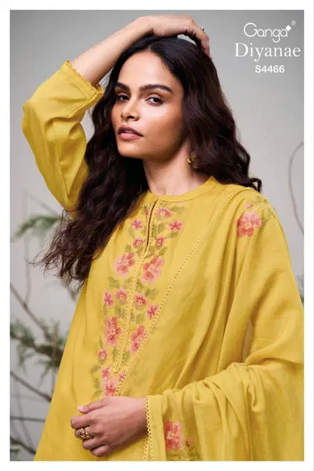 Diyanae 4466 By Ganga Mul Solid Wholesale Designer Salwar Suits In India