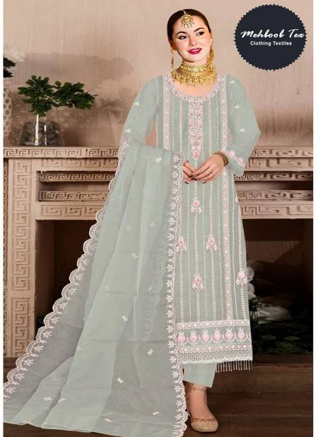 Dn 1258 A To D Mehboob Tex Organza Pakistani Salwar Suit Exporters in India
 Catalog