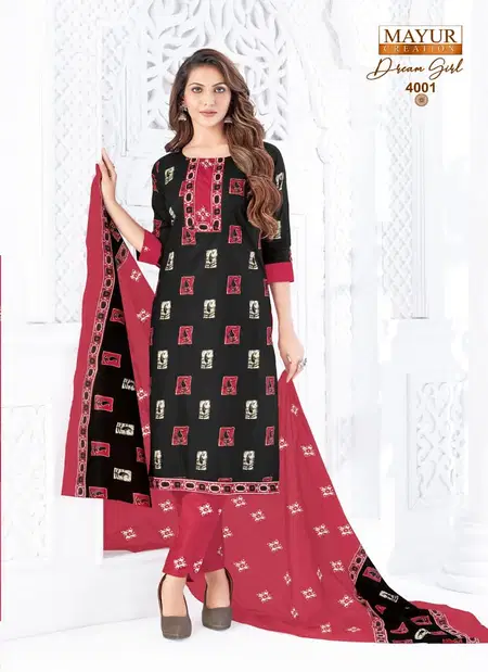 Dream Girl Vol 4 By Mayur Cotton Kurti Bottom With Dupatta Wholesale Market In Surat
