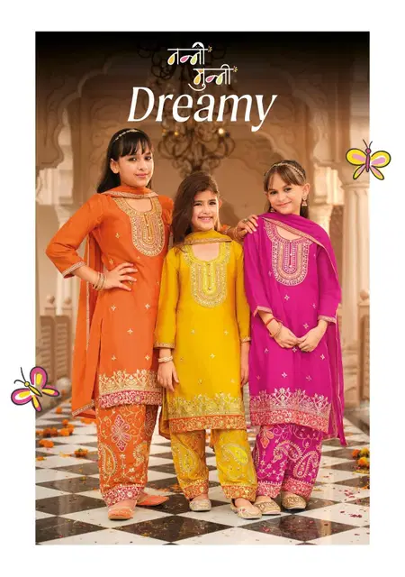 Dreamy By Eba Nanni Munni Chinon Wholesale Kids Girls Wear In India

