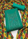 Ds Designer Suit Cotton Kashmiri Work Non Catalog Dress Material