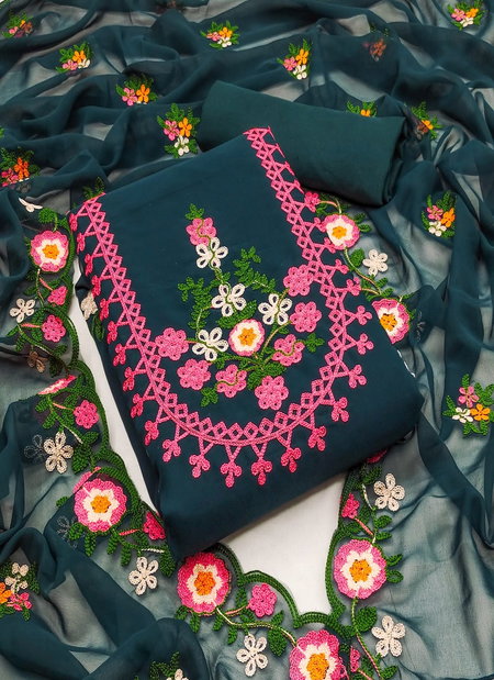 Ds Designer Suit Non Catalog Dress Material Wholesale Price In Surat
