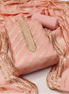 DS Designer Suit Chanderi Fancy Jacquard Non Catalog Dress Material 