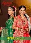 Dulhan Silk Saroski Vol 1 By Saroj Swarovski Work Silk Wedding Sarees Wholesalers In Delhi