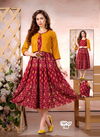 Dveeja Nikhar Nx New Regular Wear Rayon Anarkali Long Kurti Collection