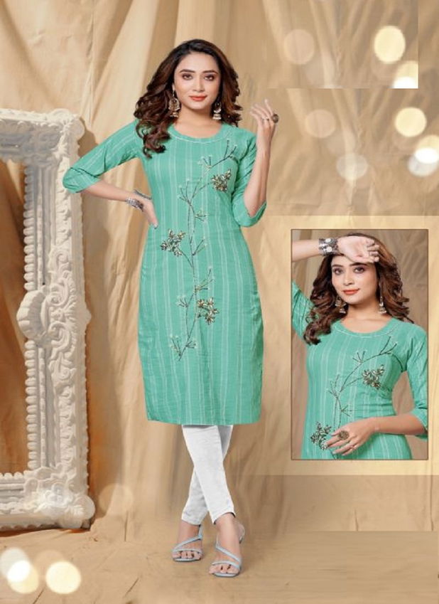 Dveeja Soneri Regular Wear Wholesale Kurtis Catalog