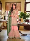 Eba Armani 1364 Colour Pure Georgette Wedding Sharara Suits Wholesale Clothing Suppliers In India
