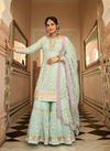 Eba Armani 3 Heavy Georgette Designer Fancy Festive Wear Salwar Kameez Collection