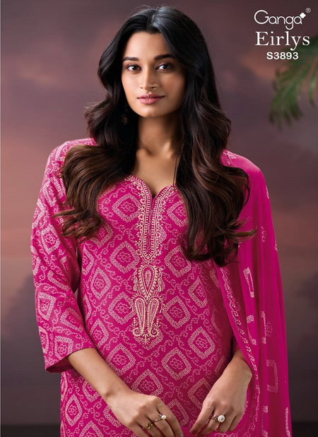 Eirlys 3893 By Ganga Wool Embroidery Pashmina Dress Materials Orders In India
