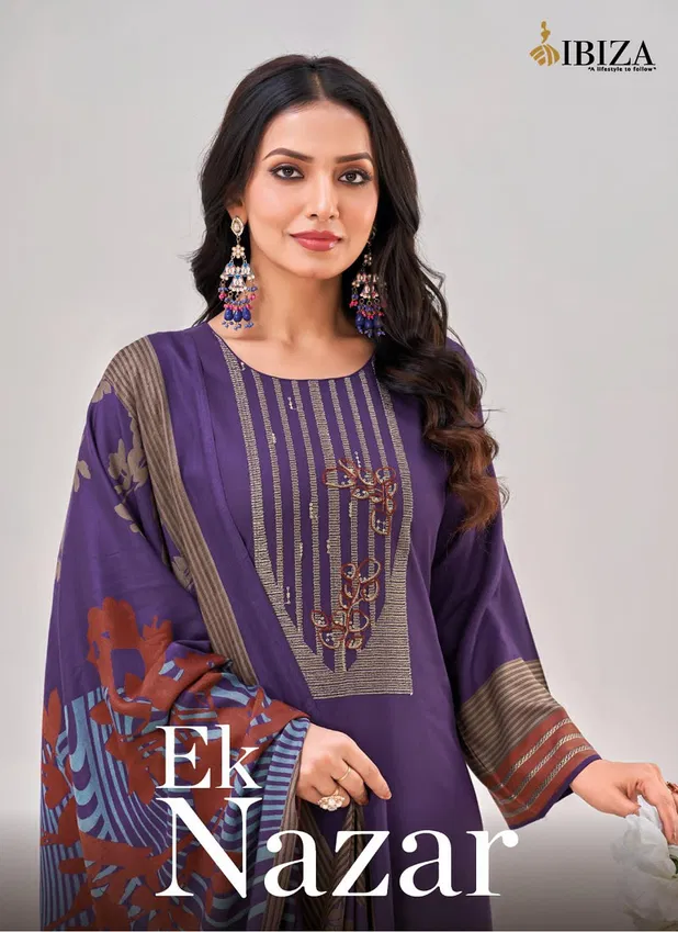 Ek Nazar By Ibiza Viscose Musline Salwar Kameez Wholesale Price In Surat