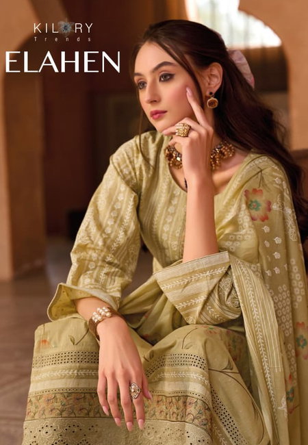 Elahen By Kilory Lawn Cotton Printed Designer Salwar Suits Wholesalers In  Surat
