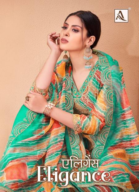 Elegance By Alok Designer Printed Dress Material Wholesale Market In Surat Catalog