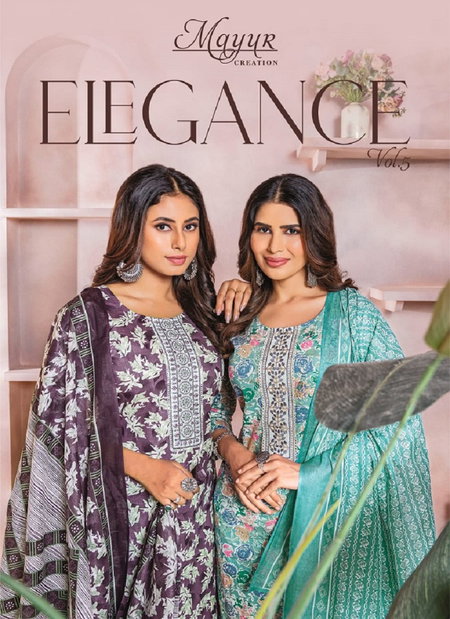 Elegance Vol 5 By Mayur Printed Cotton Dress Material Wholesalers In Mumbai
