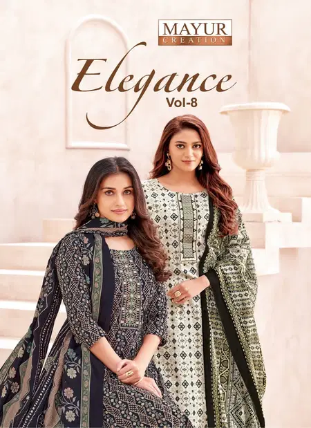 Elegance Vol 8 By Mayur Cotton Kurti With Bottom Dupatta Exporters In India
