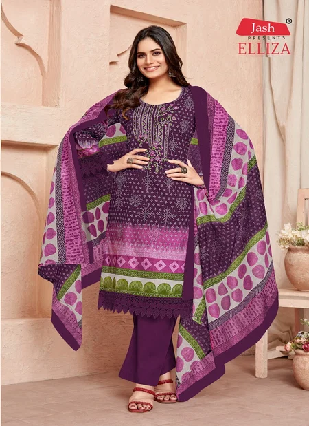 Elliza Vol 20 By Jash 20001 20010 Dress Material exporters in India
