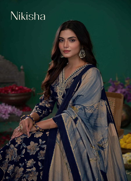 Erika by Sargam Viscose Modal Muslin Printed Designer Salwar Suit Suppliers In India
