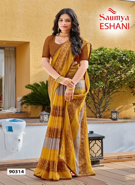 Eshani By Saumya Printed Sarees Wholesale Shop in Surat
 Catalog