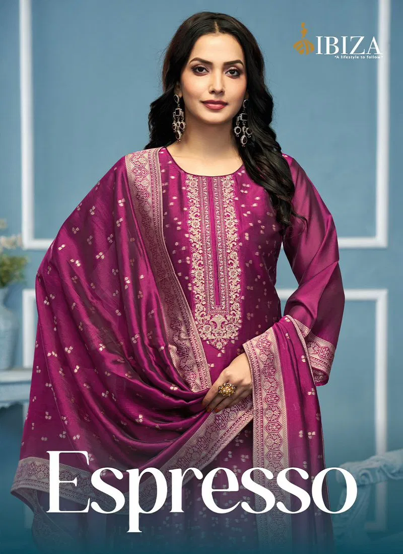 Espresso By Ibiza Banglory Silk Salwar Kameez Exporters In India Catalog