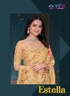 Estella By Vipul Dal Moss Printed Daily Wear Saree Wholesale Price In Surat