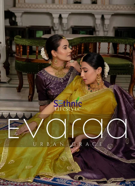 Evaraa By Sethnic Gold Crush Occasion Wear Saree Orders In India