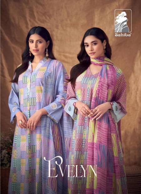 Evelyn By Sahiba Heavy Digital Printed Cotton Dress Material Wholesale Clothing Suppliers In India Catalog