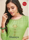 FABRICS (NITYA) SHANAYA Latest Fancy festive Wear Fancy Cotton Worked Kurtis With Bottom Collection