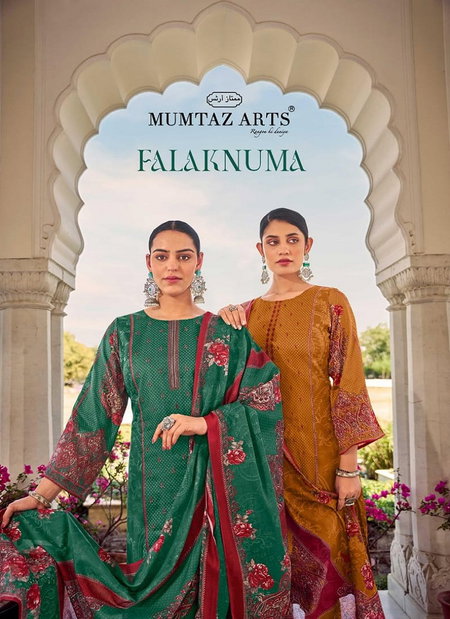 Falaknuma By Mumtaz Jam Satin Digital Printed Online Dress Material Wholesale