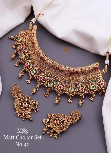 Fancy Mattle Chokar Set Wholesale Online