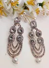 Fancy Party Wear And For Wedding Long Earrings Collection