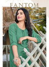 Fantom 1 Latest Regular Wear Heavy Robby Cotton Kurti With Bottom Collection