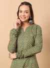 FAR0112 Size Set Long Sleeve Printed Cotton Kurti Wholesale Shop In Surat

