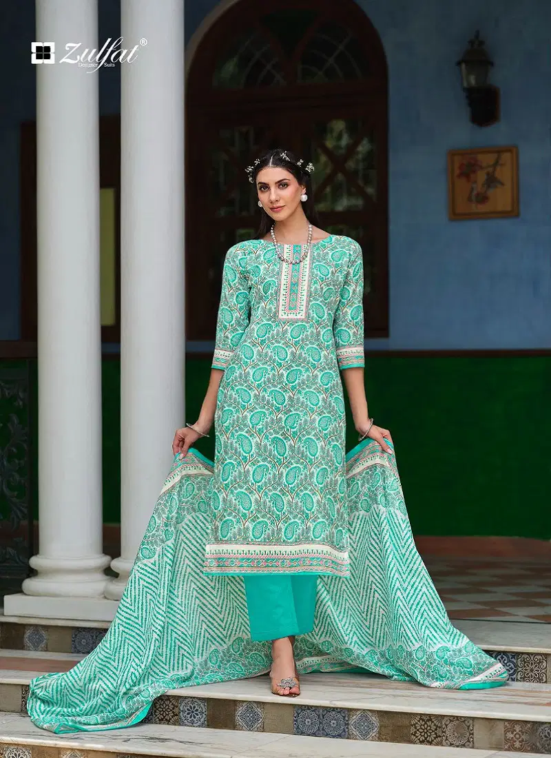 Farhana Vol 8 By Zulfat Cotton Printed Pakistani Dress Material Orders In India