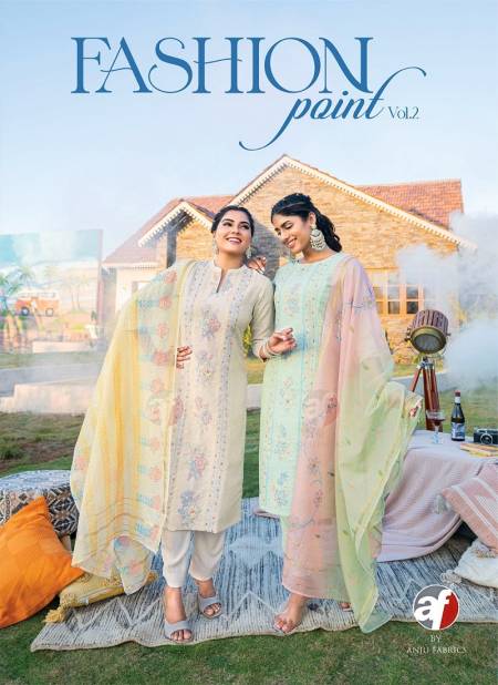 Fashion Point Vol 2 By Af Cotton Jacquard Readymade Suits Wholesale Market In Surat Catalog