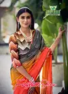 Fashion Show By Sanskar Printed Organza Saree Wholesale Online