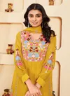 Faux Georgette Designer Kurti Bottom With Dupatta Catalog