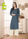 FC Exclusive Collection Of Designer Rayon Flex Casual Wear Kurti `