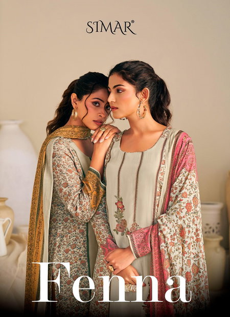 Fenna By Glossy Viscose Muslin Printed Dress Material Orders In India
