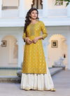 Festival Tadka 2 Heavy Rayon Exclusive Wear Fancy Kurti With Sharara Collection