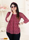 Ff 8084 Fancy Stylish Daily Wear Georgette Top Collection
