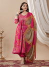FF Muslin Digital Printed Designer Kurti With Bottom Dupatta Wholesalers In Delhi
