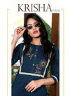 Fg Krisha 12 Latest Fancy Ethnic Wear Maska Lining Silk With Embroidery Hand Work Kurti With Bottom Collection
