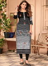 Fg Sunshine 1 Weaving Ethnic Wear Fancy Hand Work Embroidery Kurti Collection