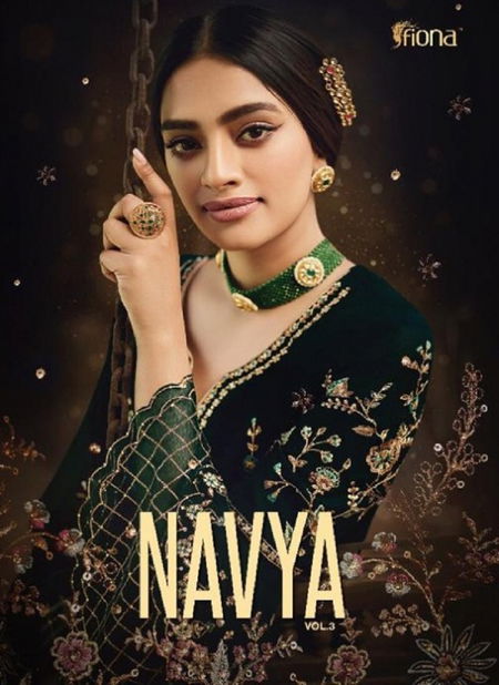 Fiona Navya 3 Latest Fancy Designer Wedding Wear Georgette Heavy Work Exclusive Designer Salwar Suits Collection
 Catalog