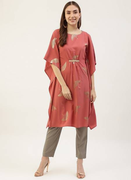 Fiorra SET0000 06 Designer Kaftan Kurti With Bottom Wholesale Clothing Suppliers In India
